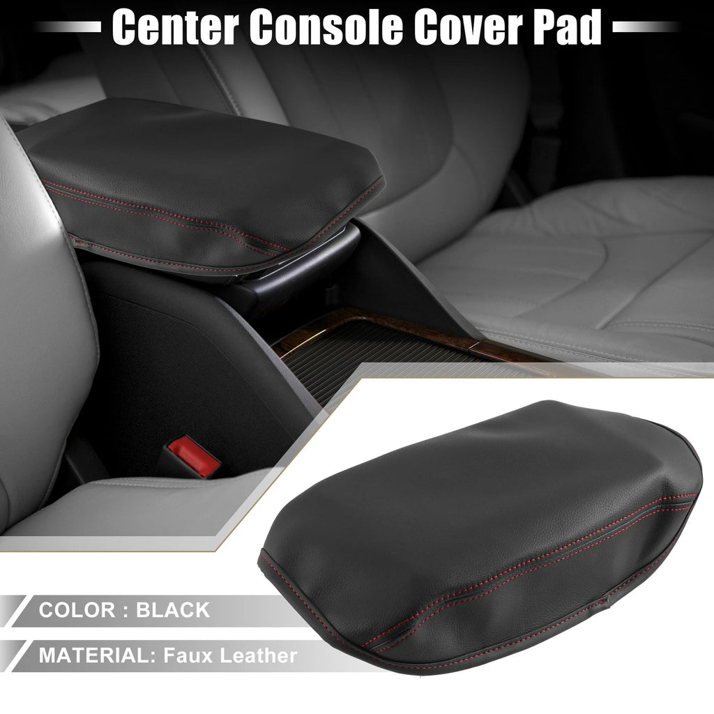 Center Console Pad Armrest Cover Black for Subaru Forester (2019–2023)