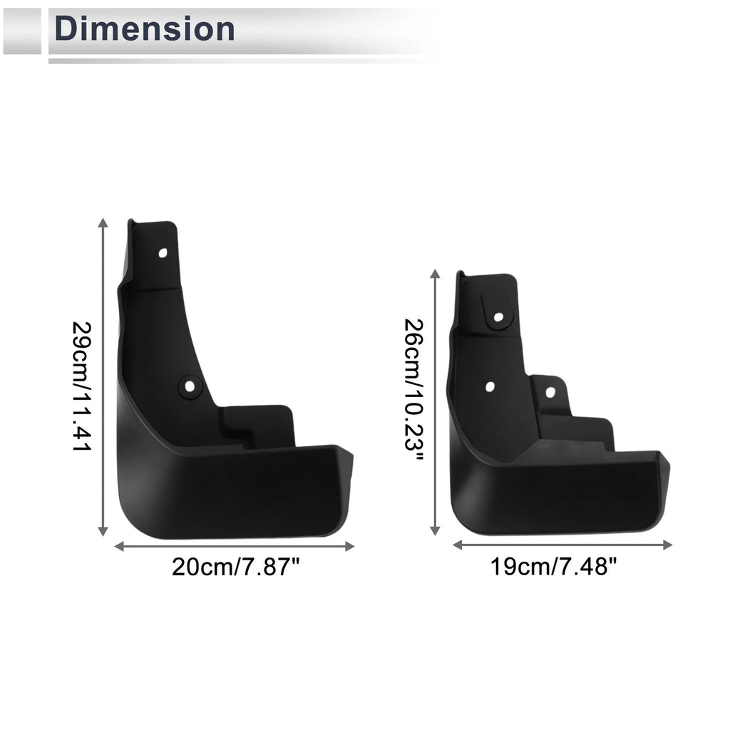 Mud Flaps Splash Guards 1 Set for Mazda CX-5 Sport (2017–2023)
