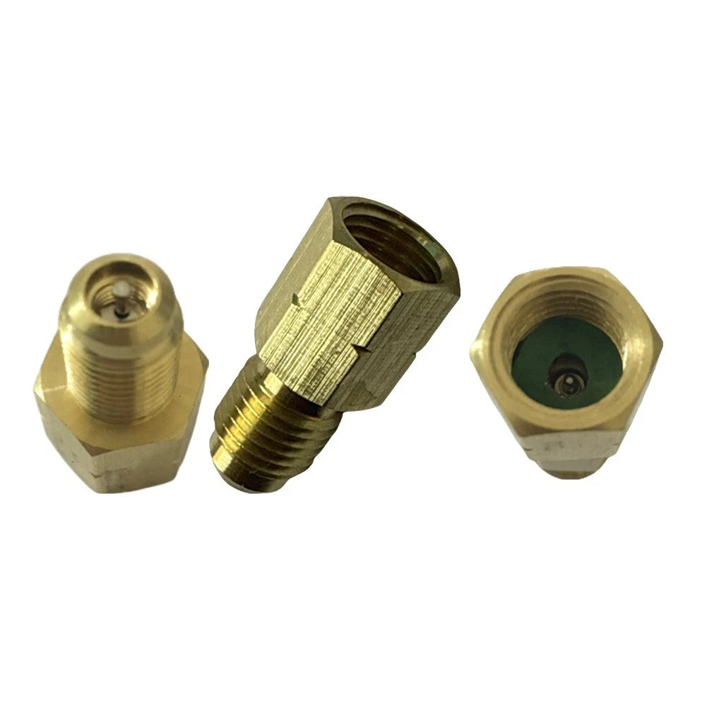 1/4 SAE Brass Adapter for HVAC System Installation