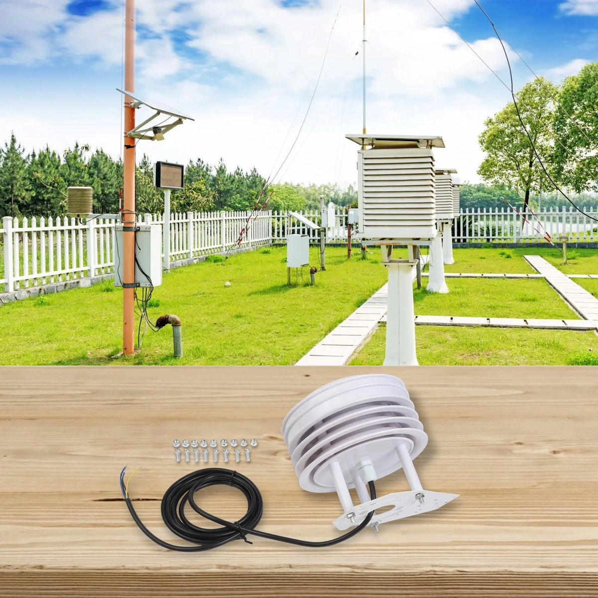 Shutter Box for Weather Stations (Solar Radiation Defense)