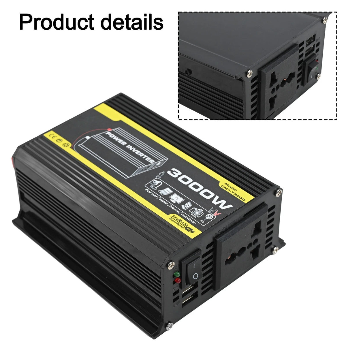Power Converter for Car Use with Intelligent Temperature Control