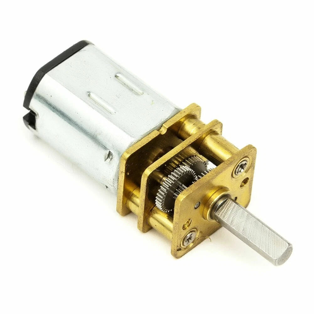 Geared Motor with Speed Reduction Gearbox for RC Vehicles (DC 3V 6V 12V)