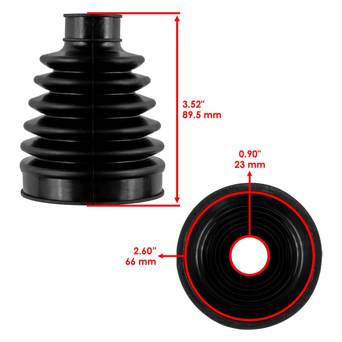 CV Axle Inner Boot Kit Right or Left for Honda (2003–2007)