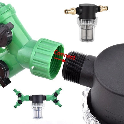 3/4 Inch Stainless Steel Sediment Filter for RV (Camping, Garden Hose Use)