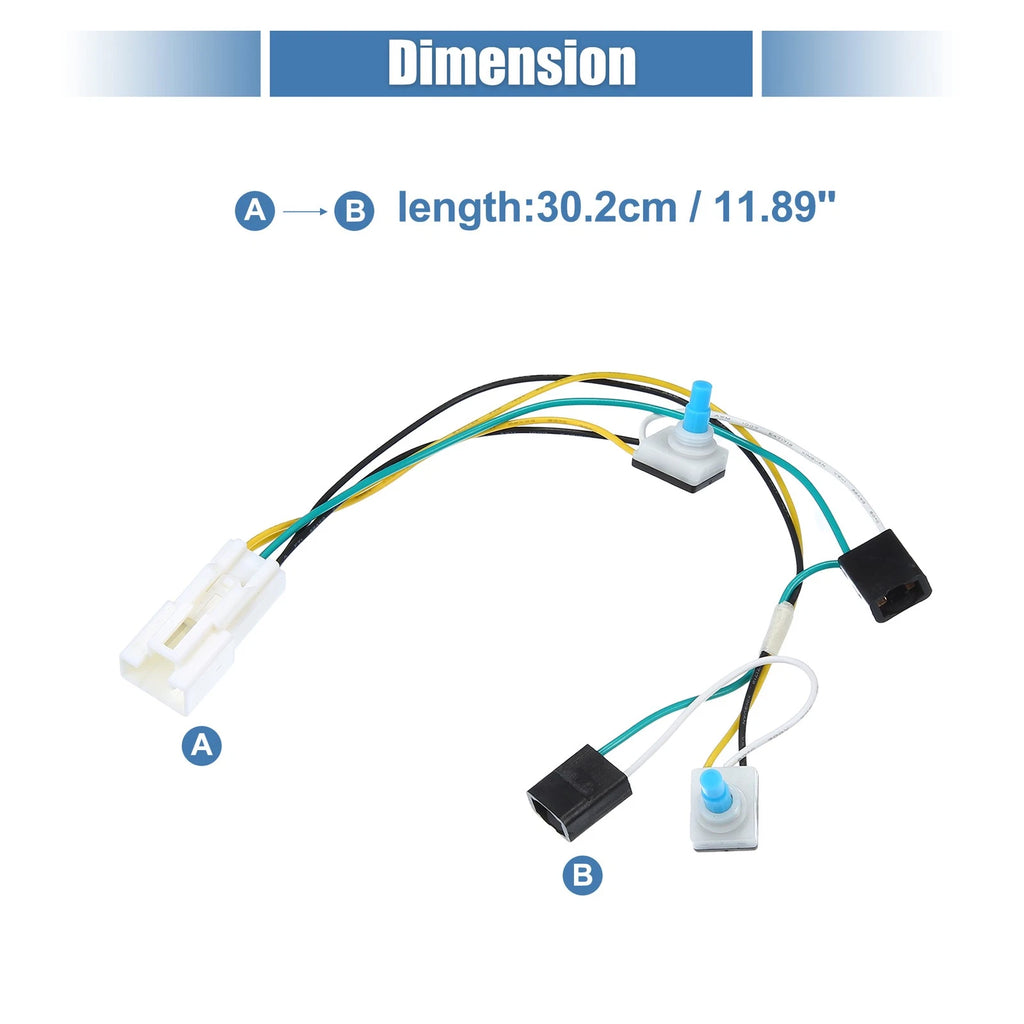 Overhead Console Map Light Wiring with Switches for Dodge Ram (2009–2018)