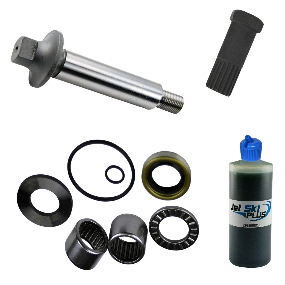 Jet Pump Rebuild Kit w Shaft & Tool for SeaDoo RD/DI (2000–2002), XP/DI (2000–2004)