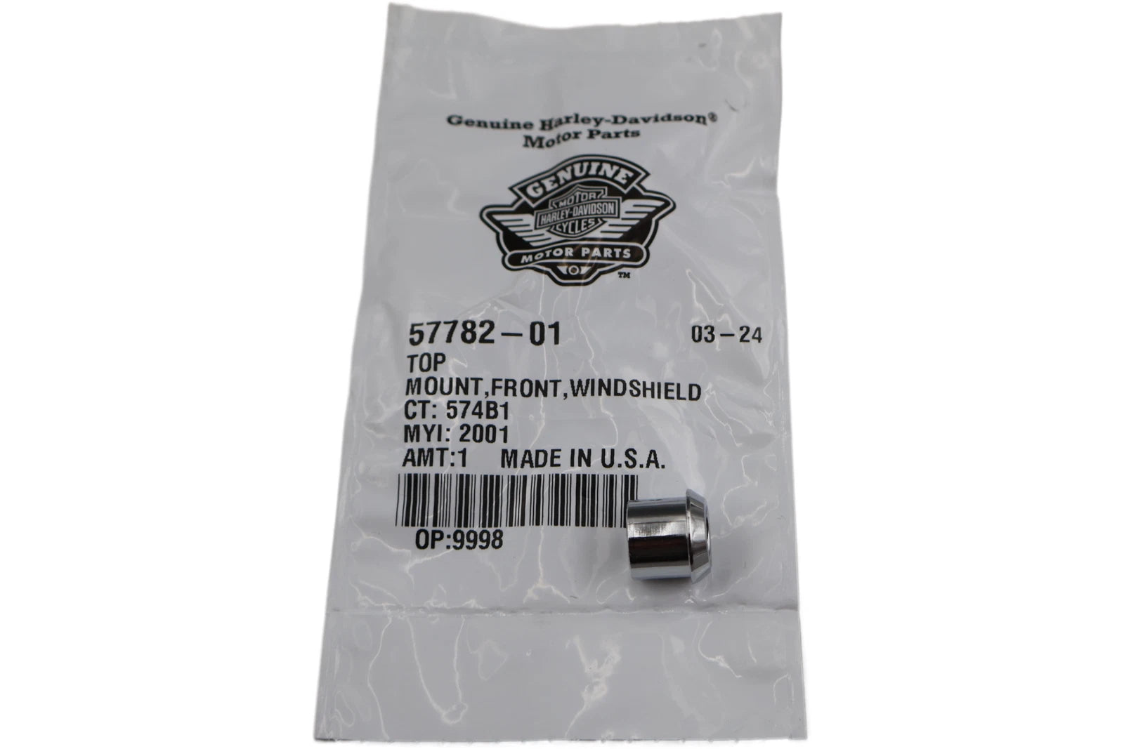 OEM Windshield Front Top Mount for Harley-Davidson VRSC V-Rod (2006)