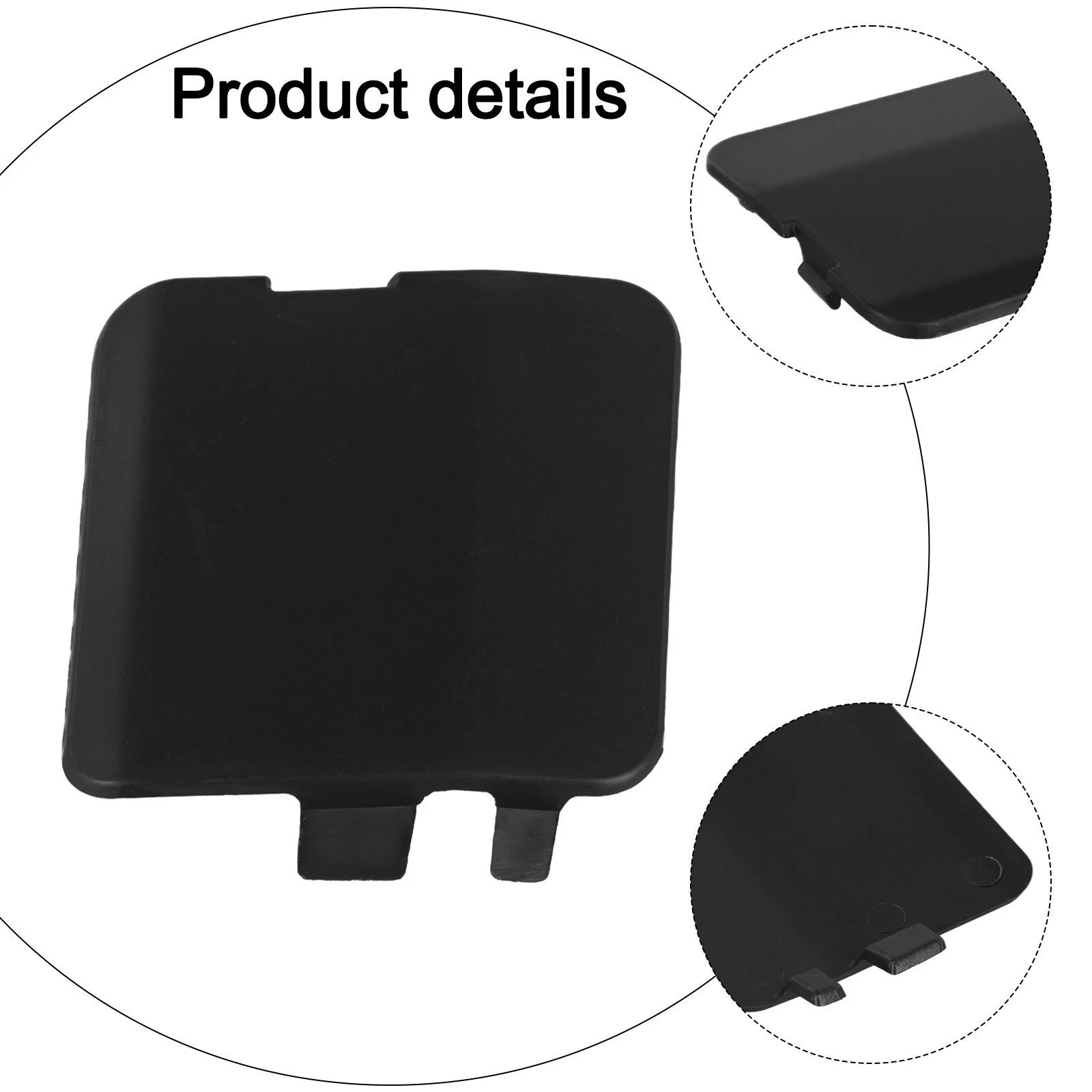 Tow Hook Cover for Car Rear Bumper (ABS)