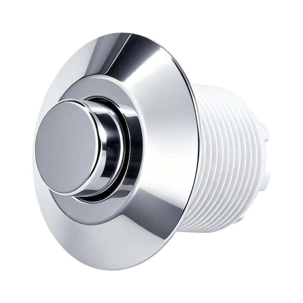 Toilet Air Flush Button Repair Part Chrome Finish for Bathroom
