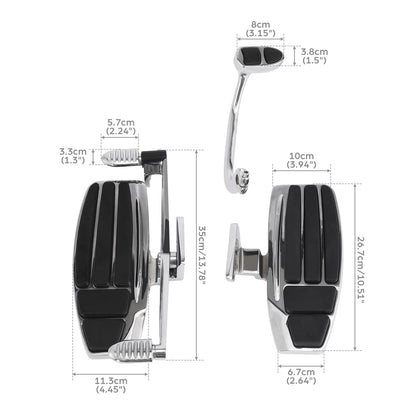 Driver Foot Board Floorboard Kit for Honda Goldwing GL1800 (2001–2017)