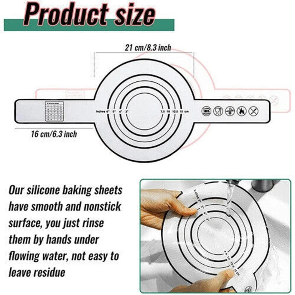 Flexible Baking Mat for Dough Transfer