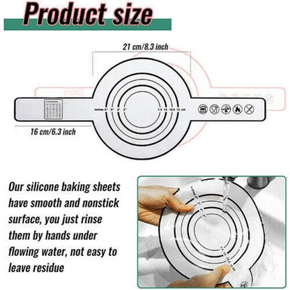Flexible Baking Mat for Dough Transfer
