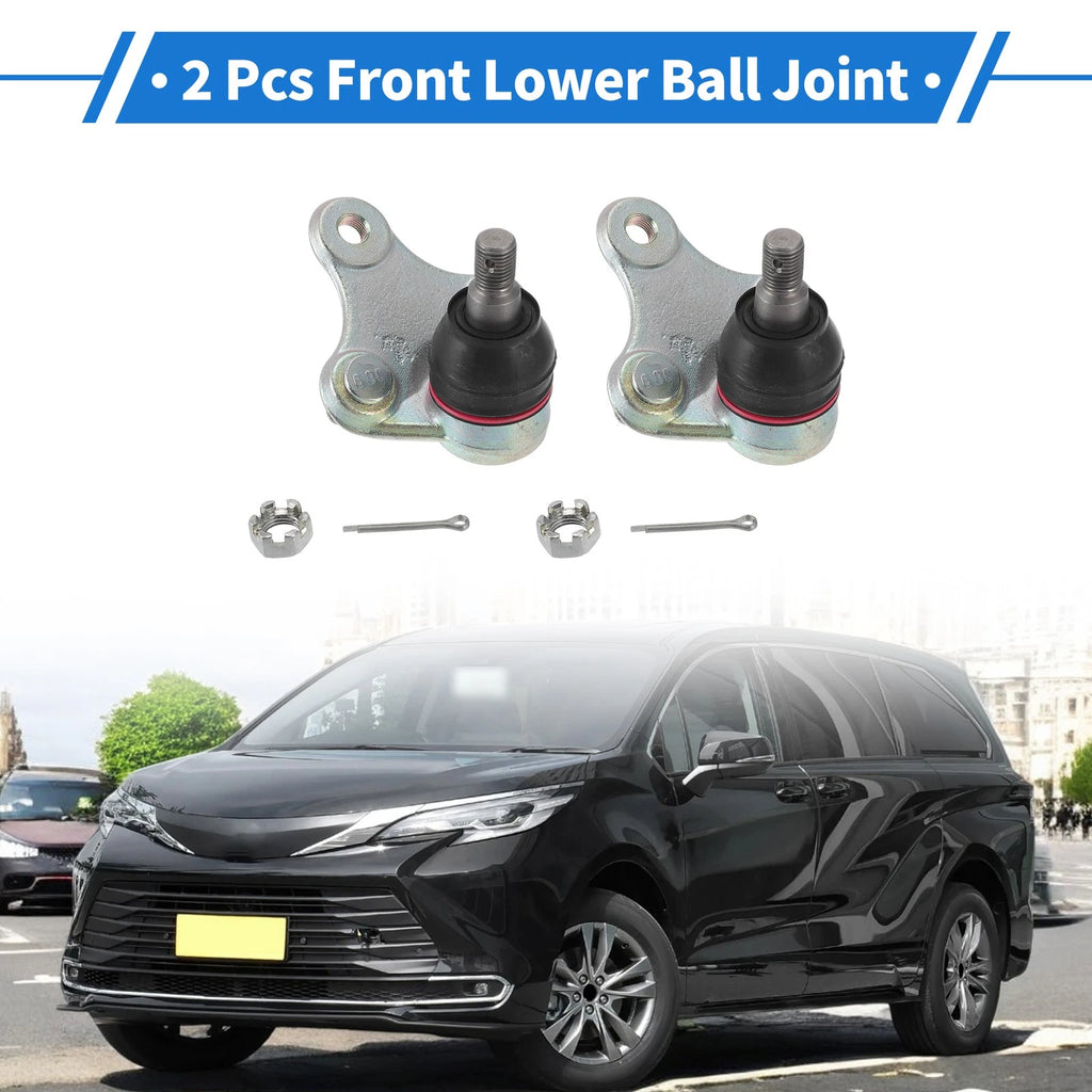 2 Pcs Front Lower Ball Joints Replacement for Toyota RAV4 (1996–2000)