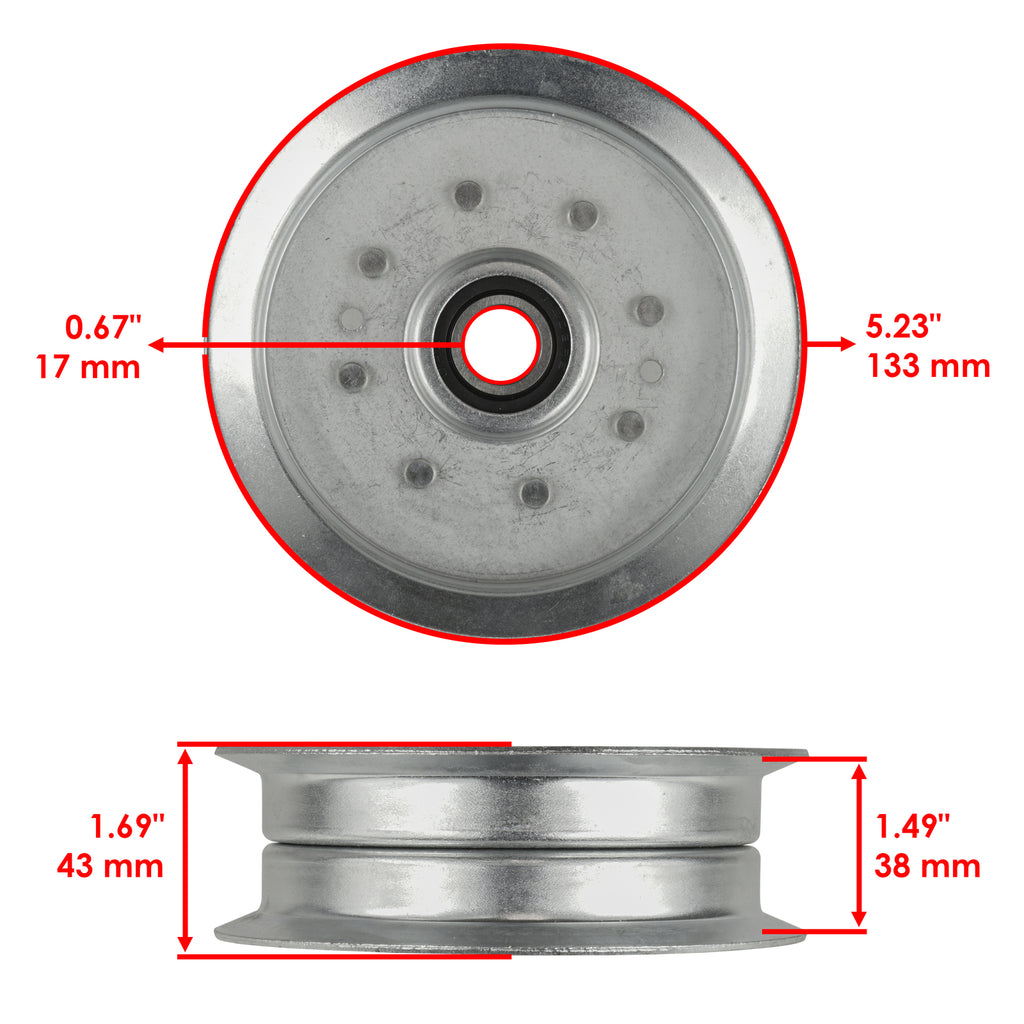 Idler Pulley Sheave Replacement for John Deere L105 L111 L118 (Deck)