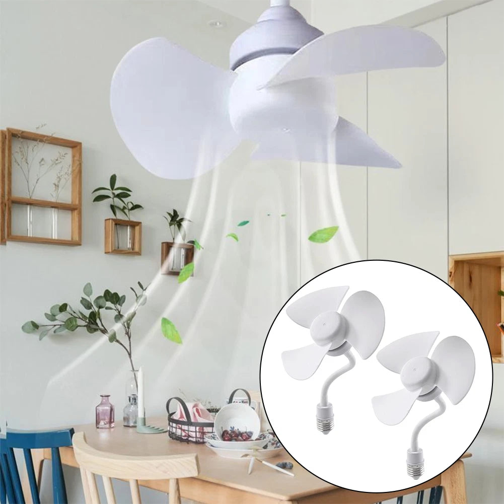 Portable E27 Desk Fan for Offices and Personal Use