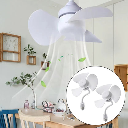 Portable E27 Desk Fan for Offices and Personal Use