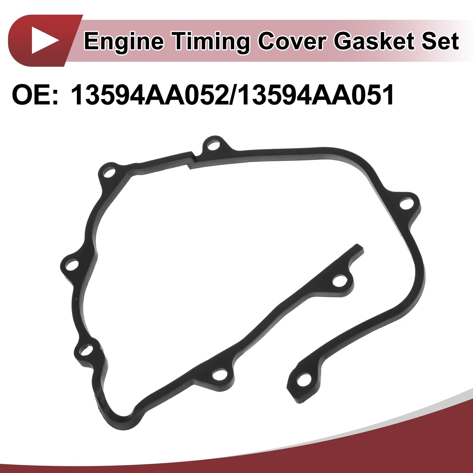 Engine Timing Cover Gasket Set Replacement for Subaru 2.2L 2.5L (2014–2019)