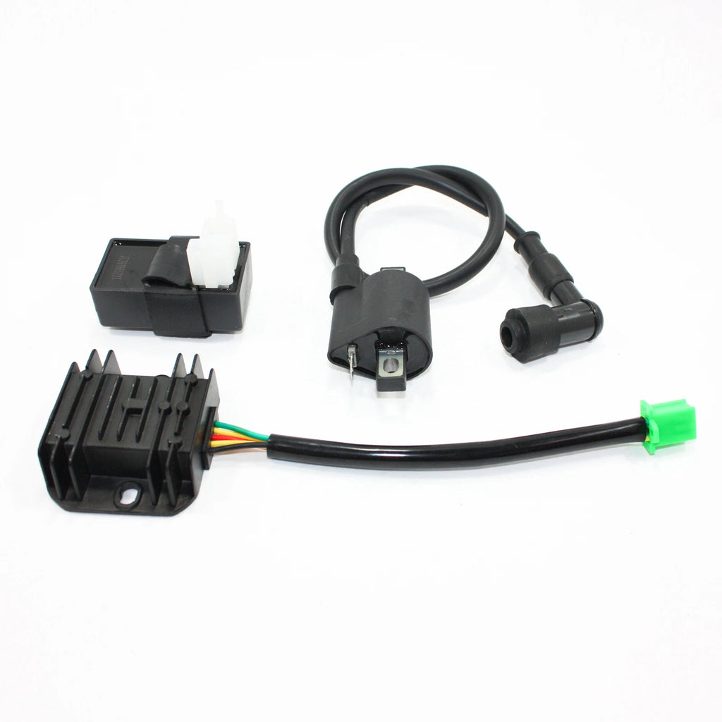Ignition Coil + CDI Unit + Regulator for 150cc 250cc Pit Quad ATV Buggy