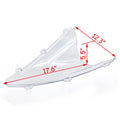 Clear Double Bubble Windshield for Yamaha YZF R1 (2004–2006)