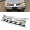 1pc Chrome Front Bumper Grille for VW Golf R32 MK4 (1999–2006)