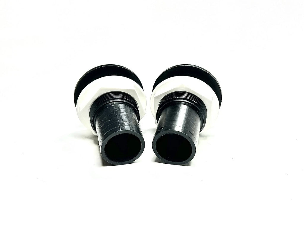 2X Thru Hull 1.5in Black Plastic for TH Marine TH-1500-DP