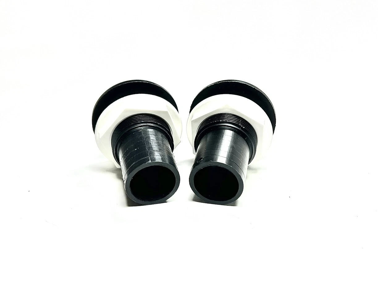 2X Thru Hull 1.5in Black Plastic for TH Marine TH-1500-DP