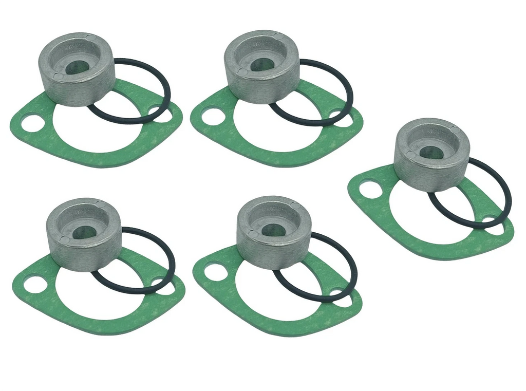 Set of 5 Suzuki Marine Outboard Anodes & Gasket 55321-87J00 09280-22019 11265-87E10