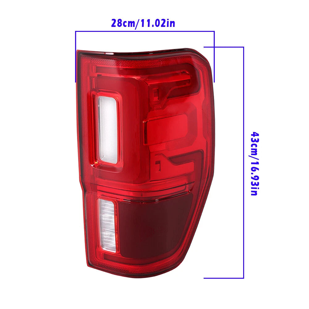 Taillight Rear Left/Driver Side for Ranger (2019–2022) LED Brake Tail Light