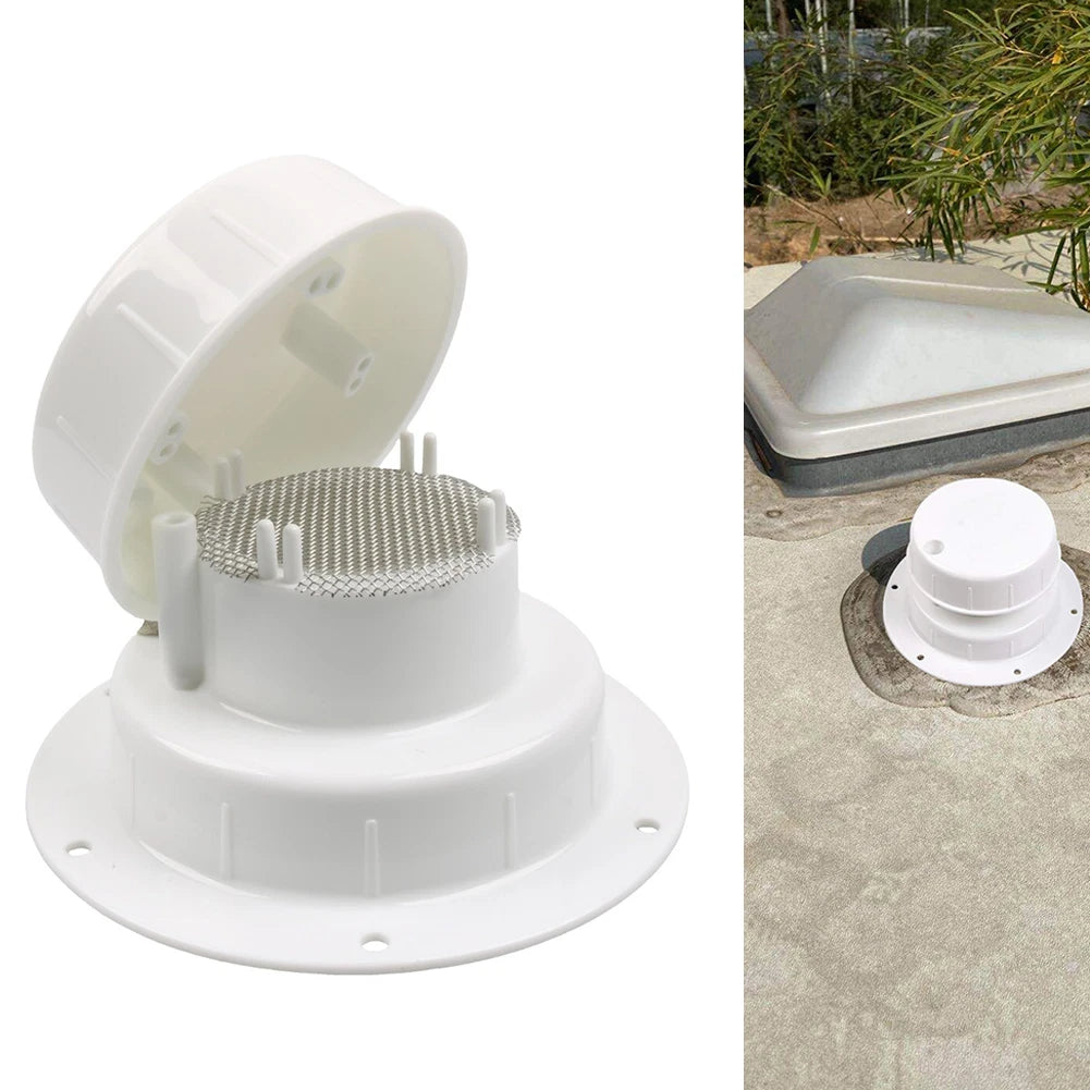 PP RV Ventilation Cap for Roof Mounted Sewer Vents with Clean Air Filter