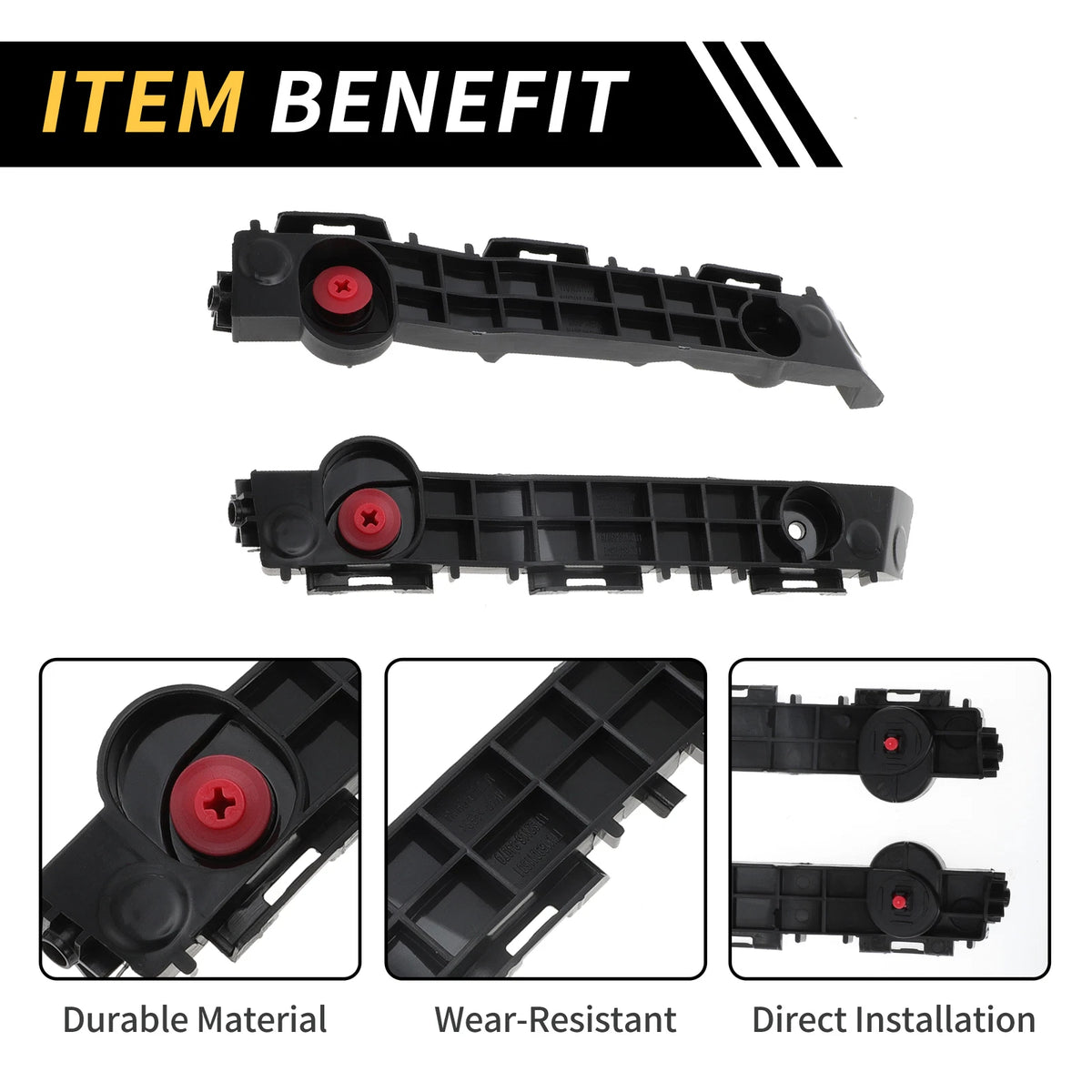 Pair Front Bumper Support Bracket for Toyota Tacoma (2016–2021) No. 5211604070