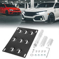 Front License Plate Bracket Tow Hook Mount Set for Audi A4 (2005–2022)