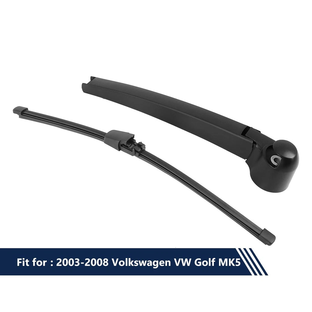 Rear Windshield Wiper Blade Arm Set 335mm for Volkswagen Golf MK5 (2003–2008)
