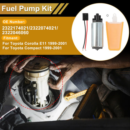 Fuel Pump for Toyota Corolla E11 1999–2001 Metal Electric Fuel Pumps Set