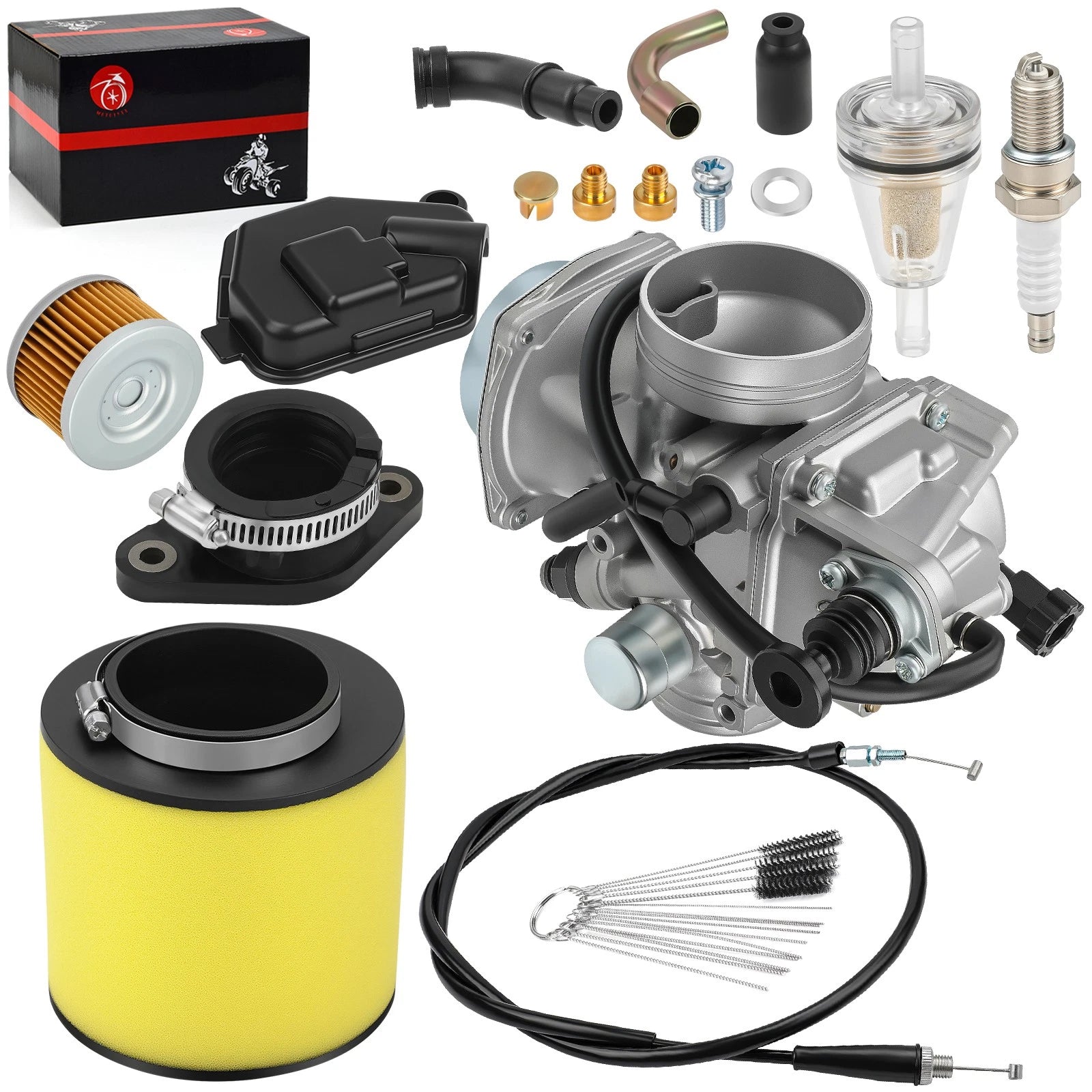 Carburetor Intake Manifold Boot Air Filter for Honda Fourtrax 300 (1988–2000)