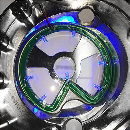 Blue LED Engine Clutch Cover for Kawasaki ZX14R ZZR1400 (2006–2014)