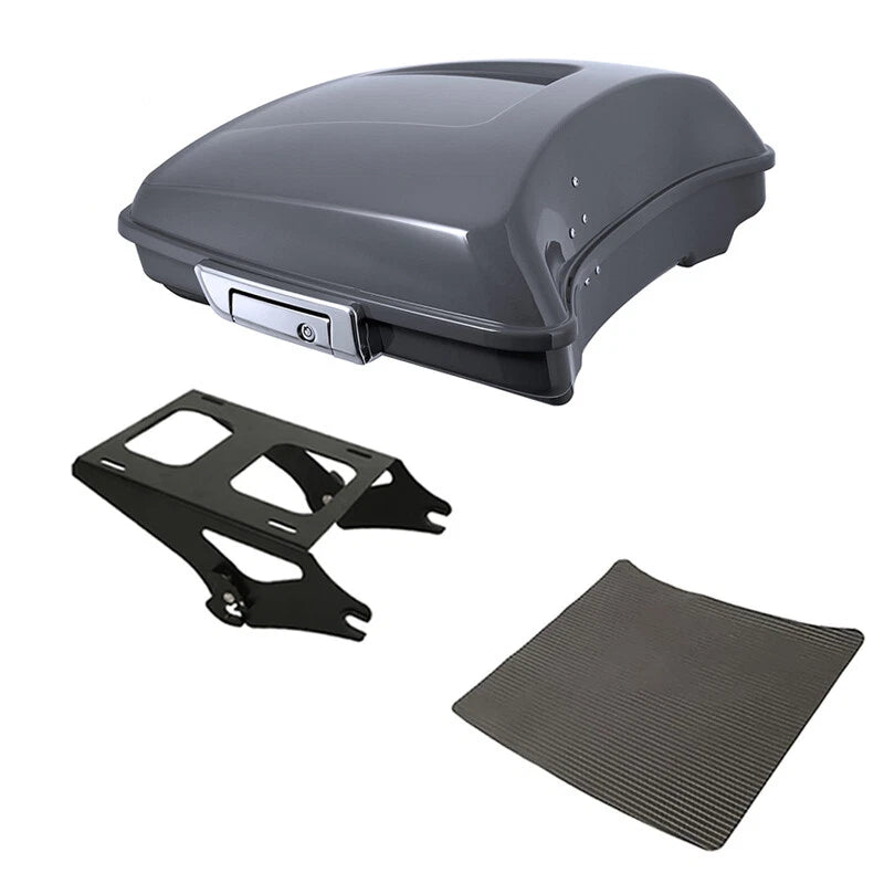 Trunk Mount Rack for Harley Touring Road Glide (2014–Present) Gunship Gray