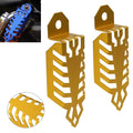 2X Fork Dust Shock Absorber Spring Covers for Motorcycle ATV Off Road