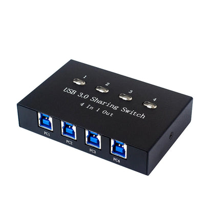 4-Port USB 3.0 KVM Switch Hub for Multiple Devices