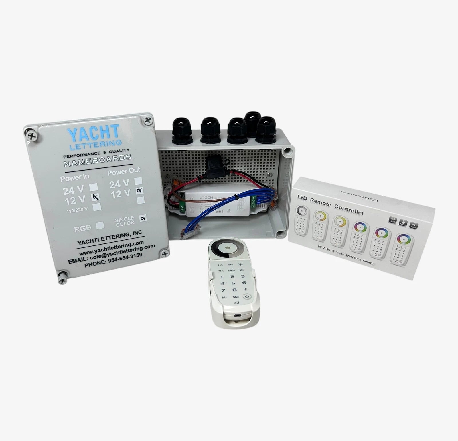 LED Controller Box Assembly for Ltech T3-CV (12V)