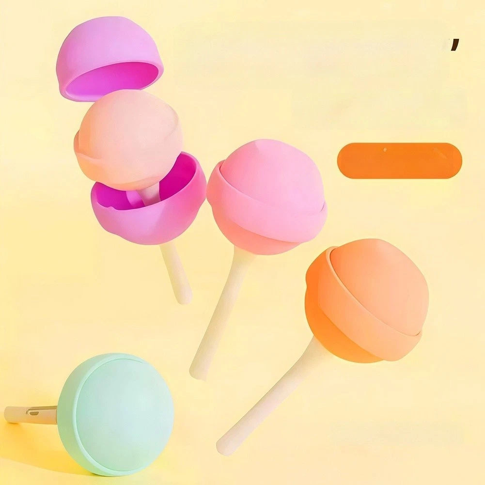 Set of 2 Silicone Ice Molds for Spherical and Dessert Shapes