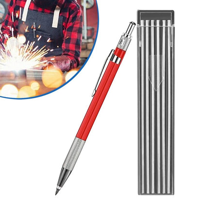3 Claw Tip Metal Marker Pen with 12 Refills for Steel Welding