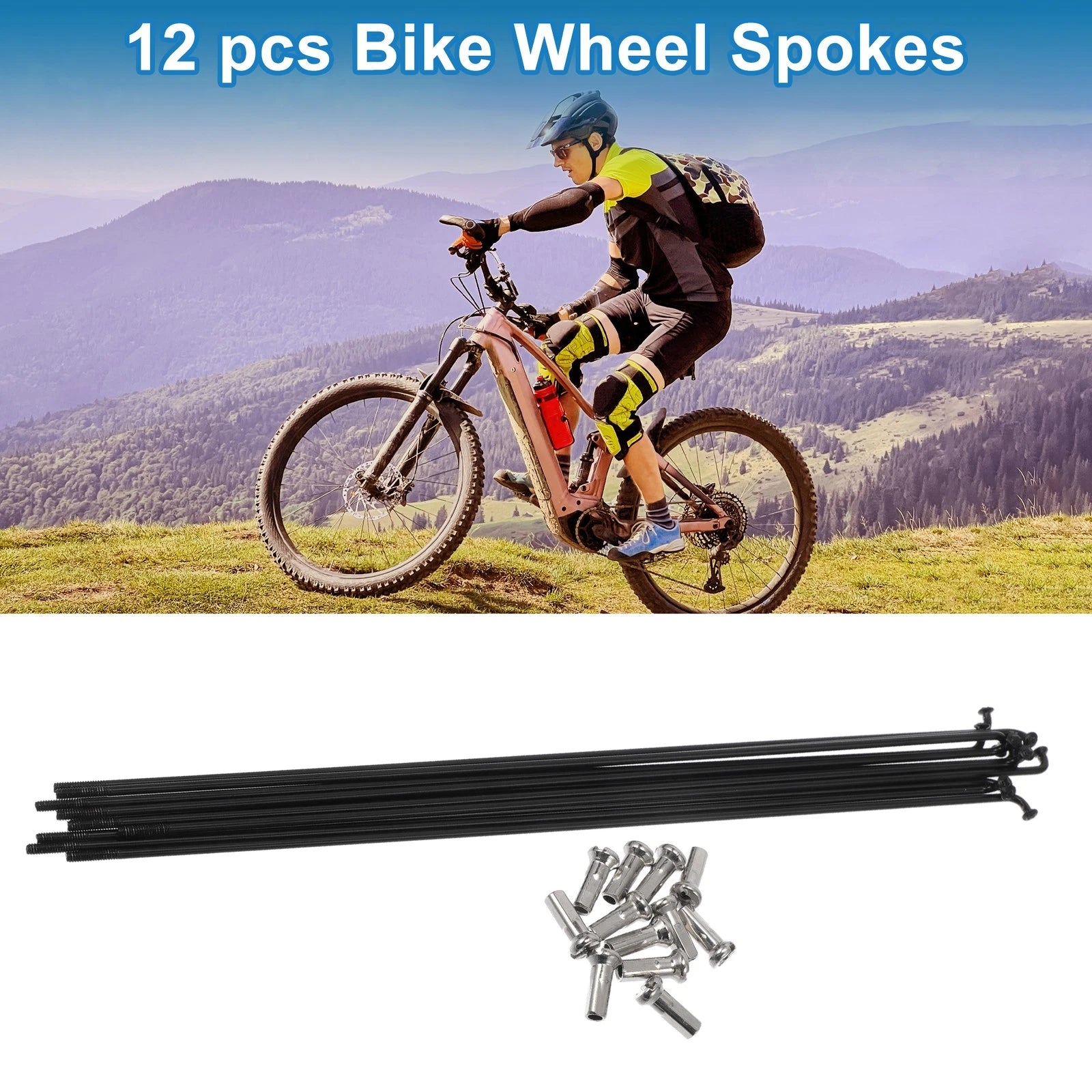 Bicycle Spokes Nipple Replacement Stainless Steel 304 Black Universal (200–2000)