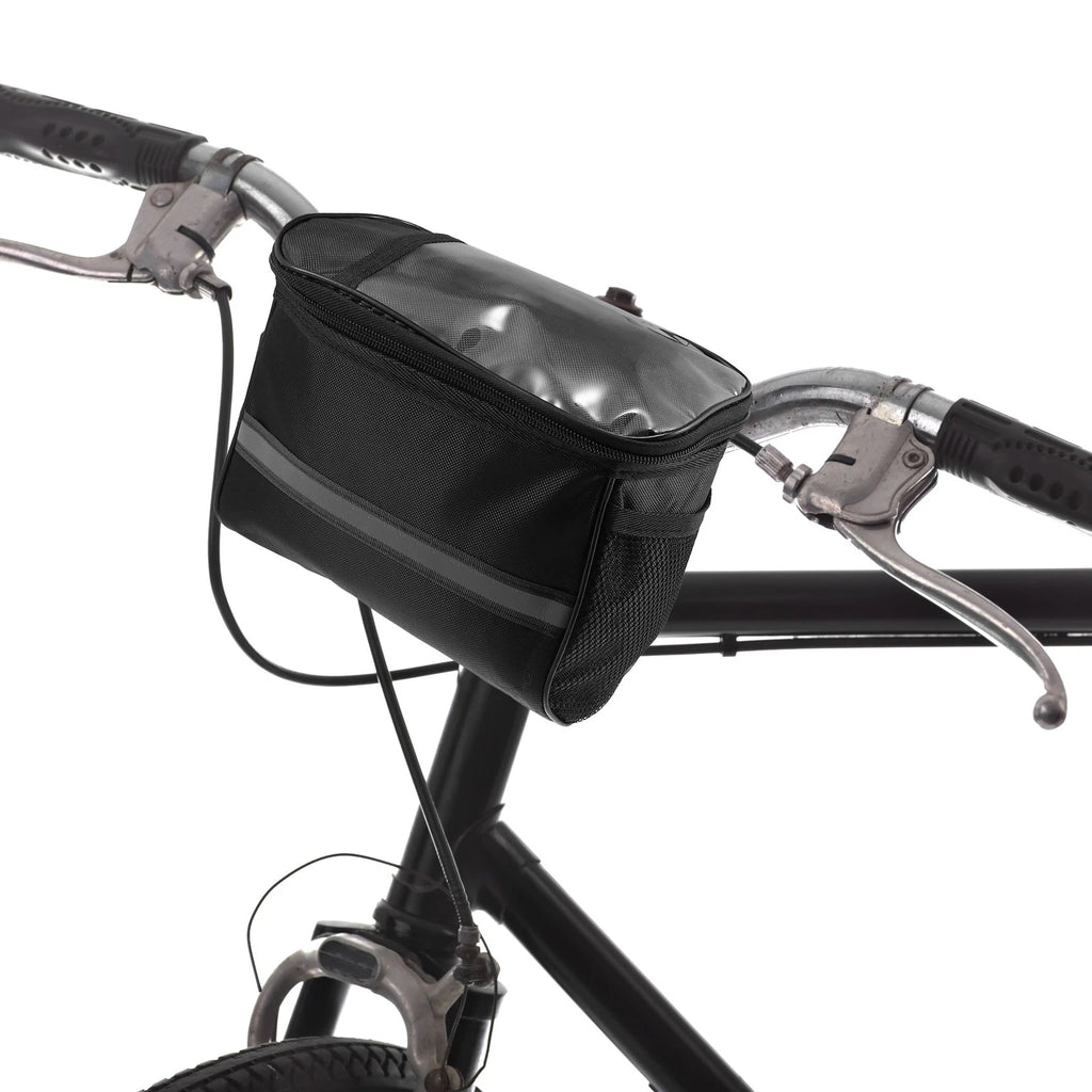 Bike Handlebar Bag with Touch Screen Phone Holder for Universal 2010–2025