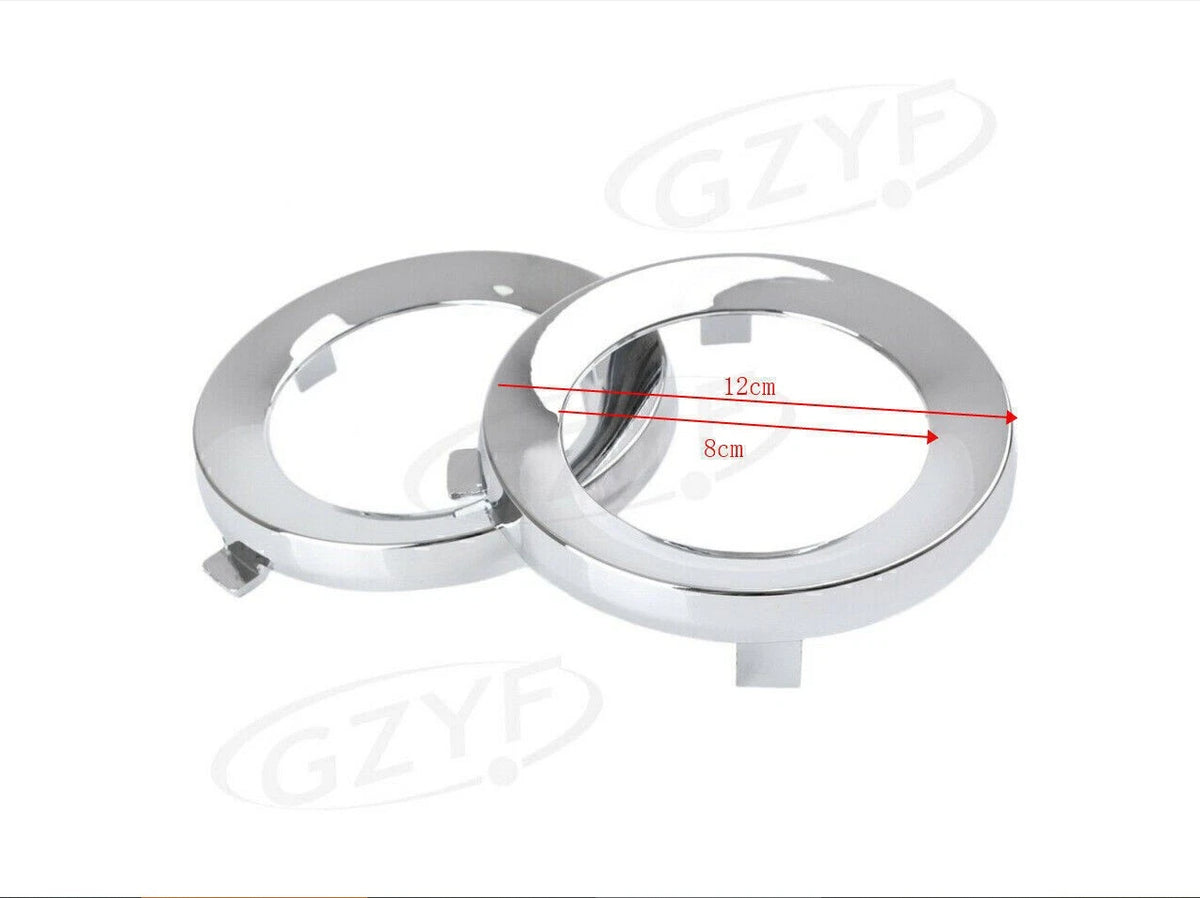 Chrome Front Fog Light Lamp Cover Trim Ring for Subaru Forester (2009–2013)