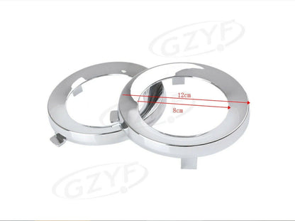 Chrome Front Fog Light Lamp Cover Trim Ring for Subaru Forester (2009–2013)