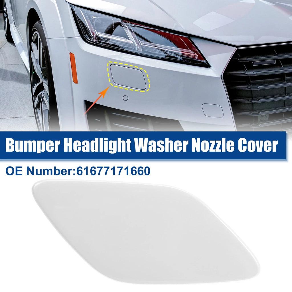 Front Bumper Headlight Washer Cover Cap Replacement for BMW 335i (2008–2013)