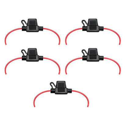 5 Pack Waterproof Inline Fuse Holder for Automotive Applications