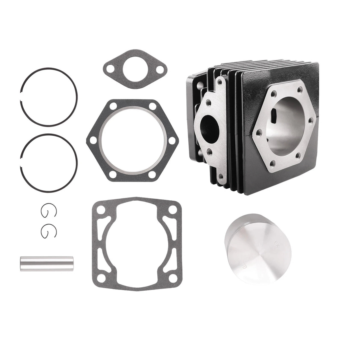 Cylinder & Piston Rebuild Kit for EZGO 2 Cycle 244cc (1976–1988) | EC25-DS, 23415G1