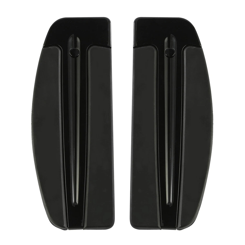 Driver Rider Floorboard Inserts for Harley Touring (1986–2024) Black