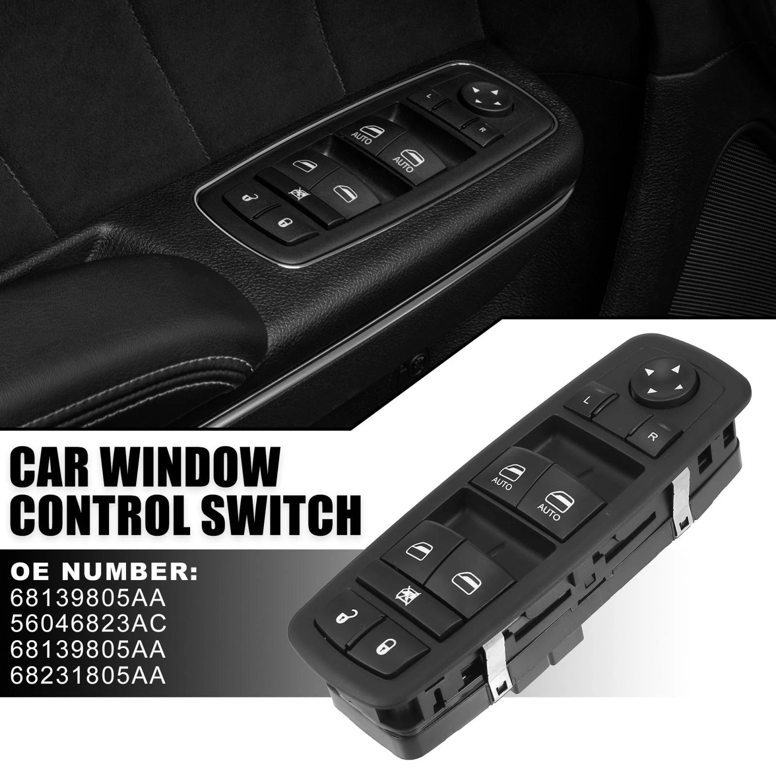 Window Switch Button Panel Master Control for Ram 5500 (2011–2019)